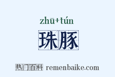 珠豚是什么意思的图片